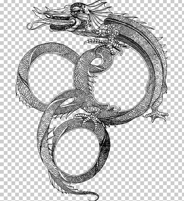 Serpent China Frames Dragon PNG, Clipart, Asian, Black And White, Body Jewelry, China, Chinese Dragon Free PNG Download