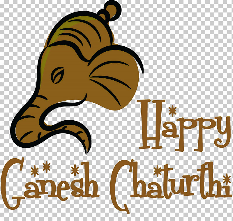 Ganesh Chaturthi Ganesh PNG, Clipart, Cartoon, Ganesh, Ganesh Chaturthi, Line, Logo Free PNG Download