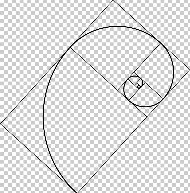 Golden Spiral Rectangle Pattern PNG, Clipart, Angle, Area, Black, Black And White, Circle Free PNG Download