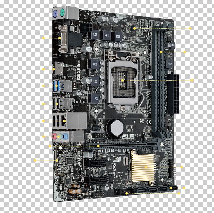 Intel MicroATX LGA 1151 Motherboard ASUS PNG, Clipart, Asus, Asus H 110, Asus H 110 M, Atx, Computer Free PNG Download