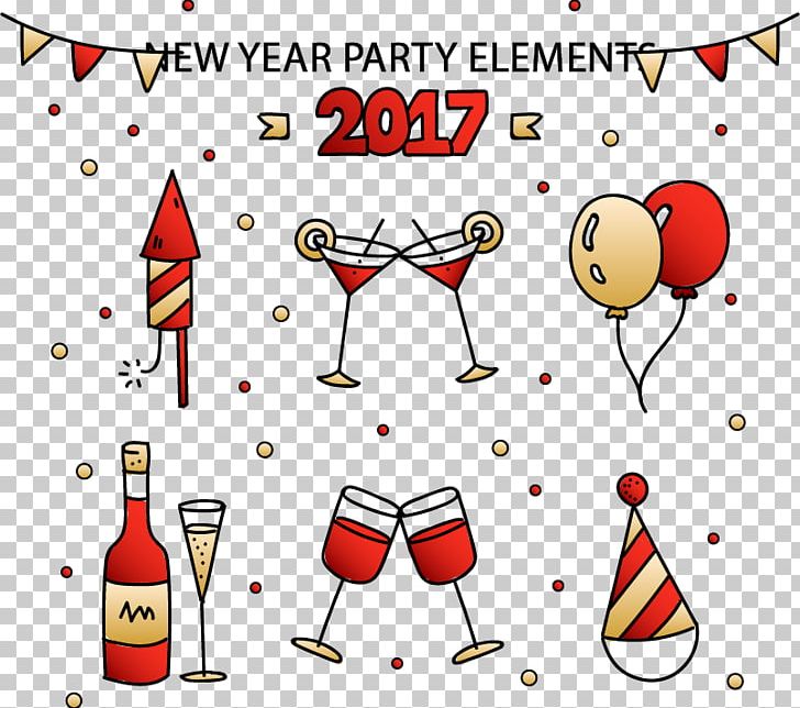 Party New Year Euclidean PNG, Clipart, Angle, Area, Balloon, Cartoon, Cheers Free PNG Download