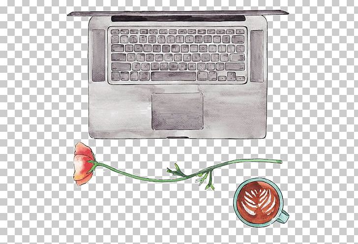 Drawing Watercolor Painting Illustration PNG, Clipart, Apple Computer, Apple Laptop, Cartoon, Cartoon Laptop, Coffee Free PNG Download