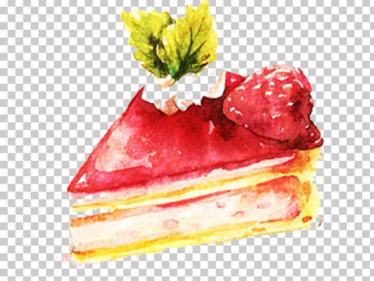 Watercolor Painting Food Drawing Illustration PNG, Clipart, Art, Bavarian Cream, Buttercream, Cake, Cartoon Free PNG Download