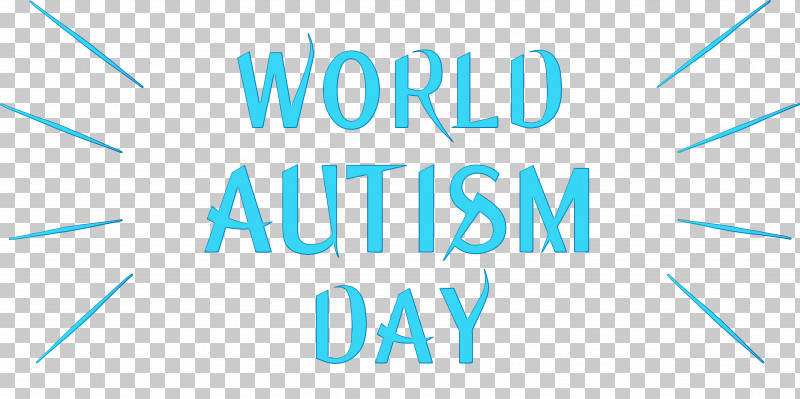Text Blue Font Aqua Green PNG, Clipart, Aqua, Autism Awareness Day, Autism Day, Azure, Banner Free PNG Download