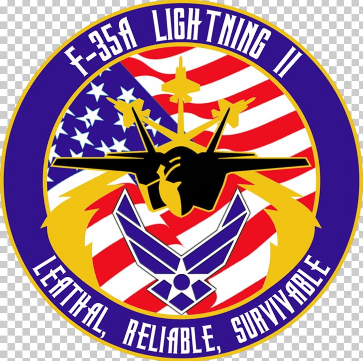 F-35A Lockheed Martin F-35 Lightning II Luke Air Force Base Lockheed F-117 Nighthawk Lockheed Martin F-22 Raptor PNG, Clipart, 0506147919, Area, Artwork, Badge, Brand Free PNG Download