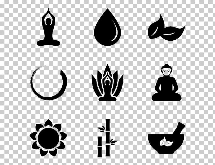 Symbols Of Tibetan Buddhism Religion Computer Icons PNG, Clipart, Black, Black And White, Buddhism, Circle, Computer Icons Free PNG Download