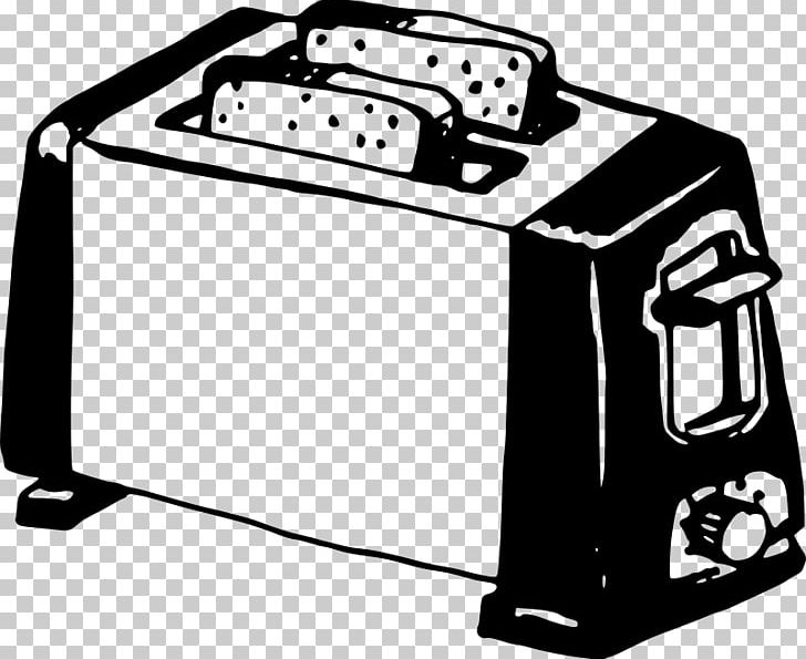 Toaster Cooking Ranges Black And White PNG, Clipart, Angle, Black, Black And White, Blender, Clip Free PNG Download