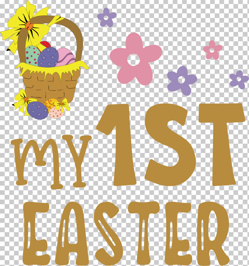 My 1st Easter Easter Baskets Easter Day PNG, Clipart, Easter Baskets, Easter Day, Geometry, Happiness, Line Free PNG Download
