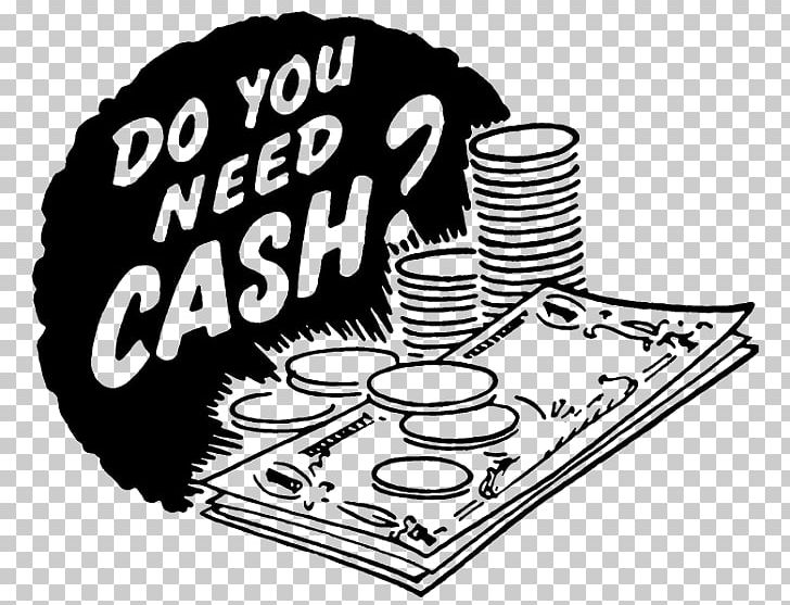Cash Advance Money Credit Loan PNG, Clipart, Area, Artwork, Black And White, Brand, Cash Free PNG Download