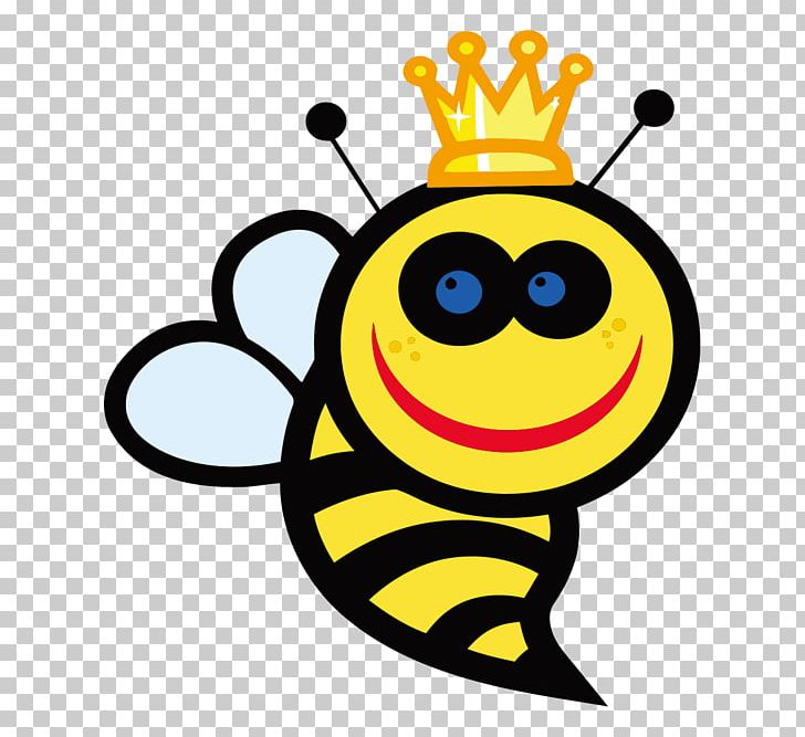 Queen Bee Cartoon PNG, Clipart, Balloon Cartoon, Bee, Cartoon Character, Cartoon Eyes, Emoticon Free PNG Download