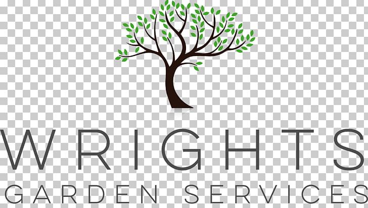 Wrights Garden Services Logo Gardening Lawn PNG, Clipart, Branch, Brand, English Landscape Garden, Fence, Flora Free PNG Download