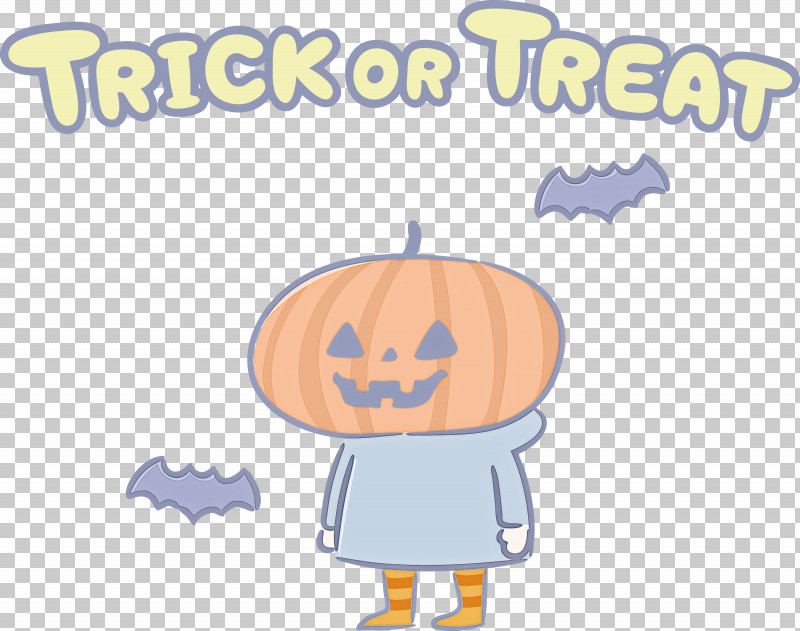 TRICK OR TREAT Happy Halloween PNG, Clipart, Biology, Cartoon, Character, Geometry, Happiness Free PNG Download