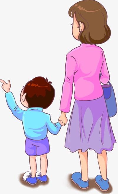 Mother And Son PNG, Clipart, Cartoon, Cartoon Characters, Character