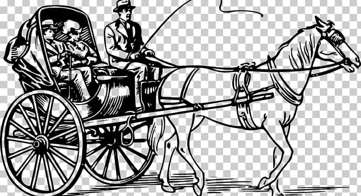 Horse-drawn Vehicle Carriage Horse And Buggy Cabriolet PNG, Clipart, Animals, Barouche, Black And White, Bridle, Carriage Free PNG Download