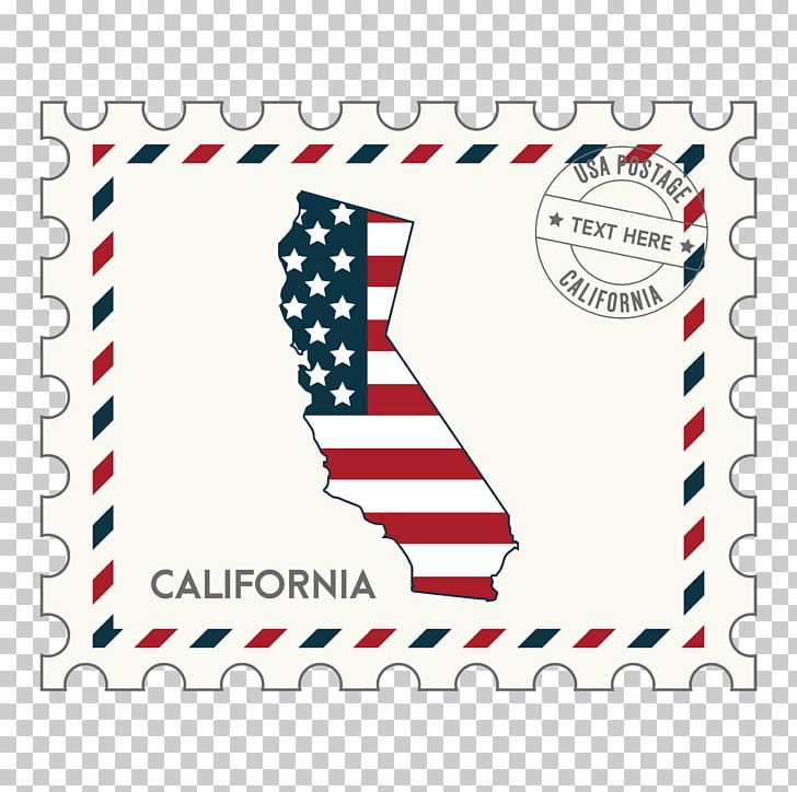 Paper Postage Stamps Mail PNG, Clipart, Area, Brand, California, Envelope, Line Free PNG Download