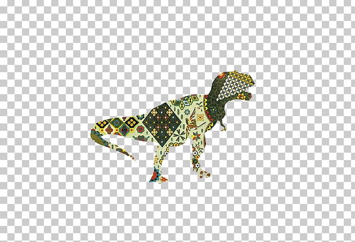 Tyrannosaurus Collage Dinosaur Illustrator Illustration PNG, Clipart, Animal, Art, Background Green, Collage, Dinosaur Free PNG Download