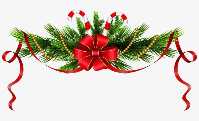 Christmas Pine Red Bow PNG, Clipart, Bow, Bow Clipart, Bow Clipart ...