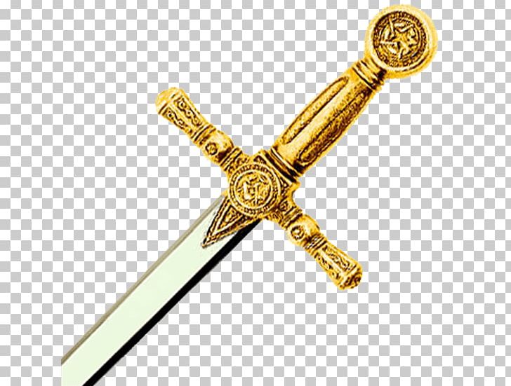 Sword Freemasonry Gold Espadas Y Sables De Toledo Masonic Ritual And Symbolism PNG, Clipart, Body Jewellery, Body Jewelry, Brass, Ceremonial Weapon, Ceremony Free PNG Download