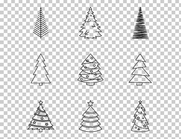 Christmas Tree Computer Icons PNG, Clipart, Area, Black And White, Christmas, Christmas Decoration, Christmas Ornament Free PNG Download