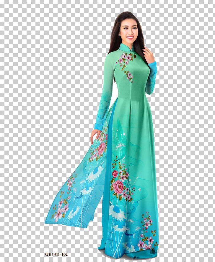 Áo Dài Vietnam Clothing Folk Costume Dress PNG, Clipart, Ao Dai, Ao Dai, Aqua, Bluegreen, Clothing Free PNG Download