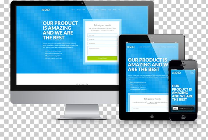 Responsive Web Design Landing Page Cyber Fox Digital Marketing PNG, Clipart, Brand, Business, Communication, Computer Monitor, Digit Free PNG Download