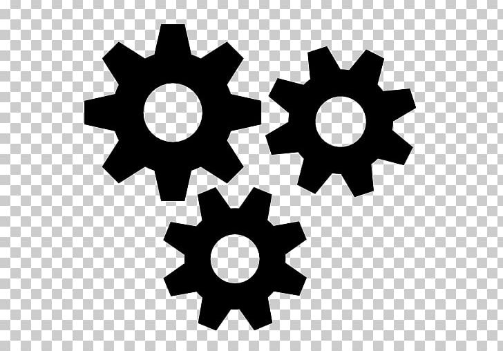 Gear Computer Icons PNG, Clipart, Angle, Black And White, Circle, Computer Icons, Encapsulated Postscript Free PNG Download