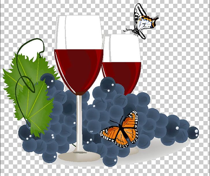 Red Wine Grape Illustration PNG, Clipart, Alcoholic Drink, Download, Drinkware, Flat Design, Food Free PNG Download