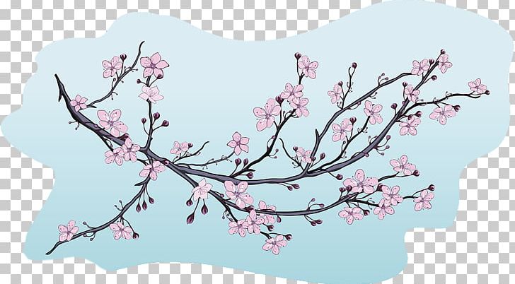 Cherry Blossom Illustration PNG, Clipart, Blossoms, Branch, Bud, Cerasus, Cherry Free PNG Download