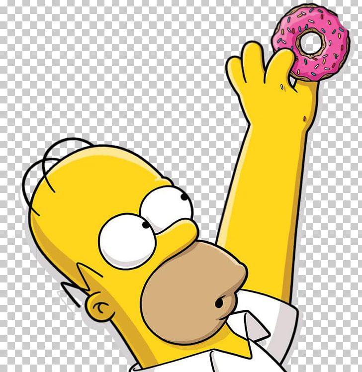 Homer Simpson Bart Simpson Donuts Computer Icons PNG, Clipart, Area, Art, Artwork, Bart Simpson, Beak Free PNG Download