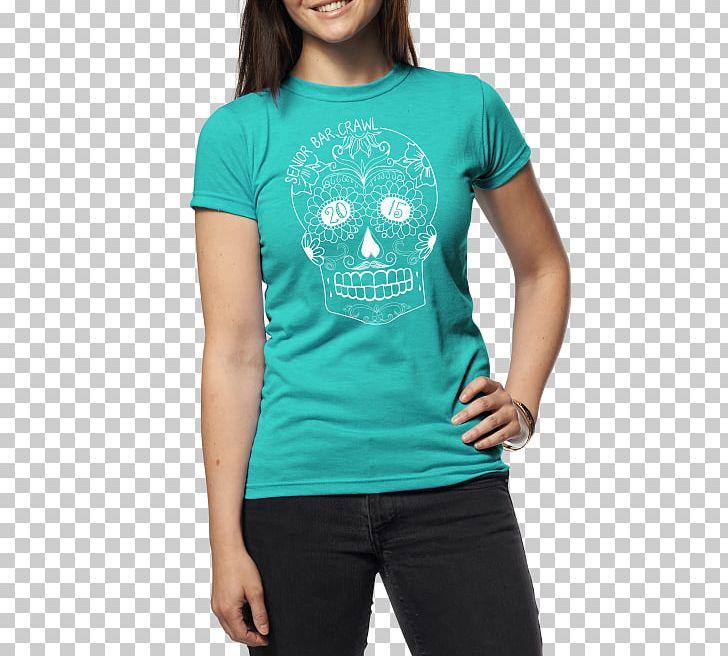 T-shirt Turquoise Sleeve Neck PNG, Clipart, Active Shirt, Aqua, Clothing, Neck, Shirt Free PNG Download