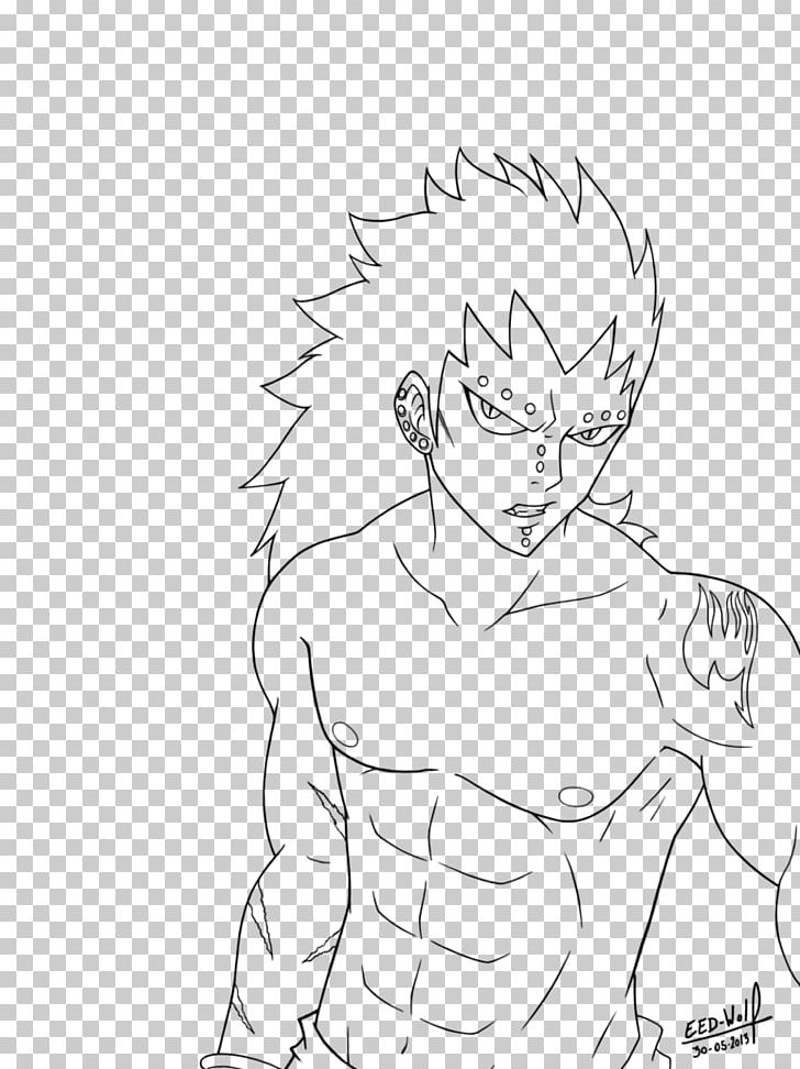 Line Art Drawing Gajeel Redfox Fairy Tail Sketch PNG, Clipart, Adult, Angle, Arm, Art, Artwork Free PNG Download