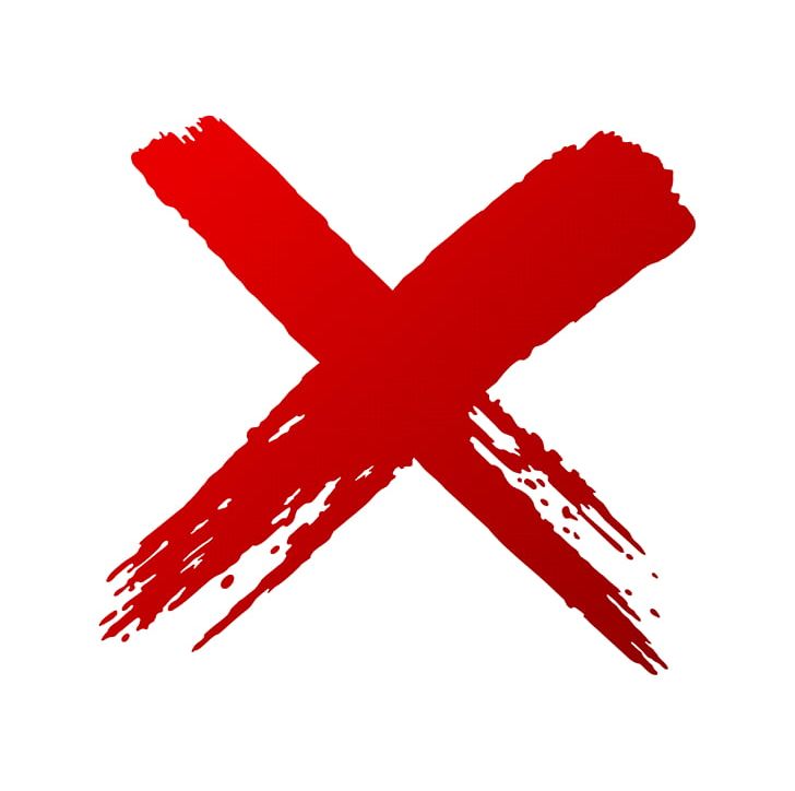 red x mark png