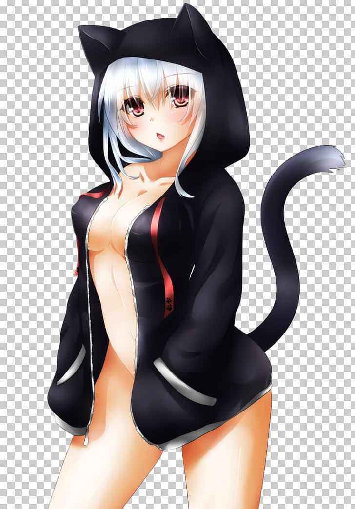 Anime Catgirl Harem Nekomonogatari (Shiro) Mangaka PNG, Clipart, Aikatsu, Animal Ears, Anime, Black Hair, Brown Hair Free PNG Download