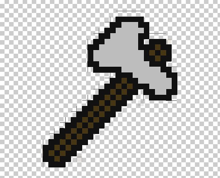 Minecraft Axe Weapon Stone Gold PNG, Clipart, Angle, Axe, Black, Black M, Download Free PNG Download