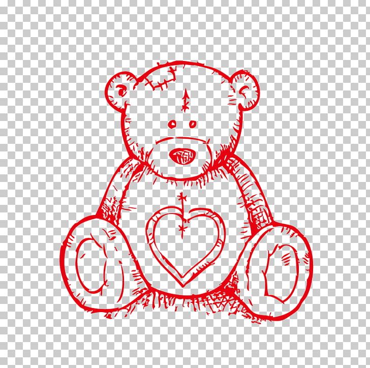 Teddy Bear Drawing Illustration PNG, Clipart, Animals, Area, Art, Bear, Creative Arts Free PNG Download
