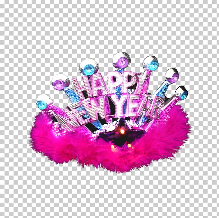 happy new year crown clipart