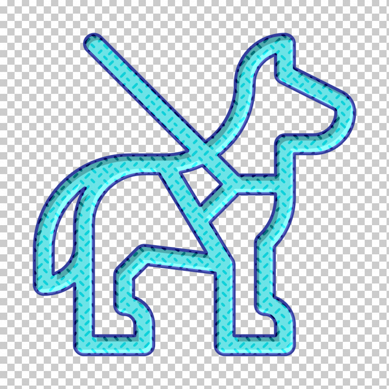 Dog Icon Disabled People Assistance Icon Guide Dog Icon PNG, Clipart, Disabled People Assistance Icon, Dog Icon, Guide Dog Icon, Symbol, Turquoise Free PNG Download