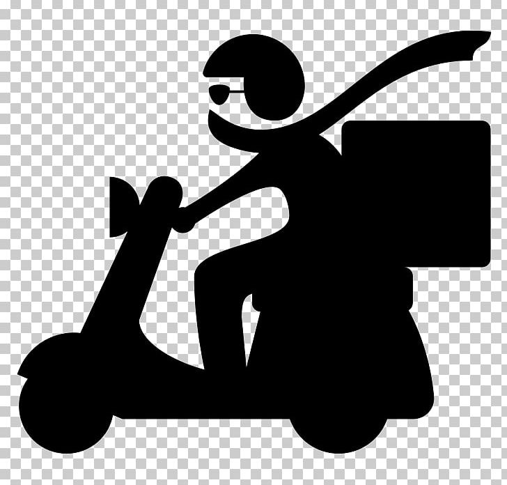 Delivery Service Motorcycle Courier Take-out PNG, Clipart, Black, Black And White, Courier, Delivery, Document Free PNG Download