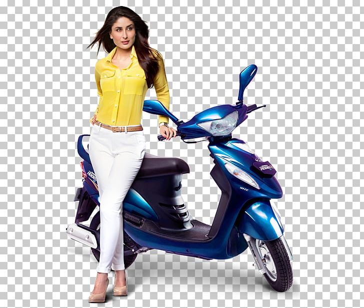 Scooter TVS Scooty Motorcycle Mahindra Rodeo Mahindra Two Wheelers PNG, Clipart, Actor, Anushka Sharma, Bollywood, Car, Electric Blue Free PNG Download