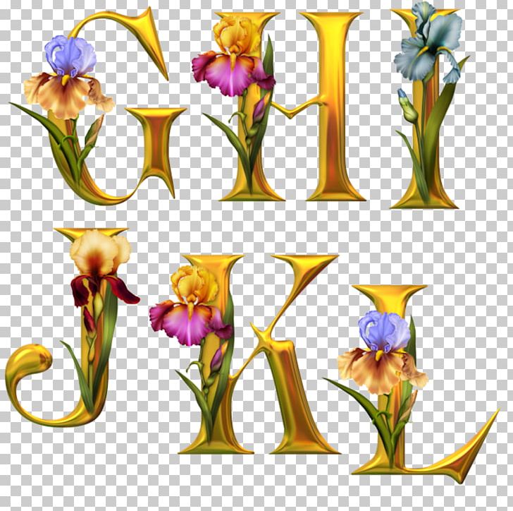 Alphabet Letter Flower Floral Design Render PNG, Clipart, Alfabet, Alphabet, Branch, Cut Flowers, Dictionary Free PNG Download