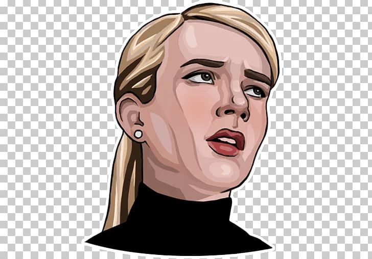 Sticker Emma Roberts Telegram PNG, Clipart, Cartoon, Celebrities, Cheek, Chin, Emma Roberts Free PNG Download