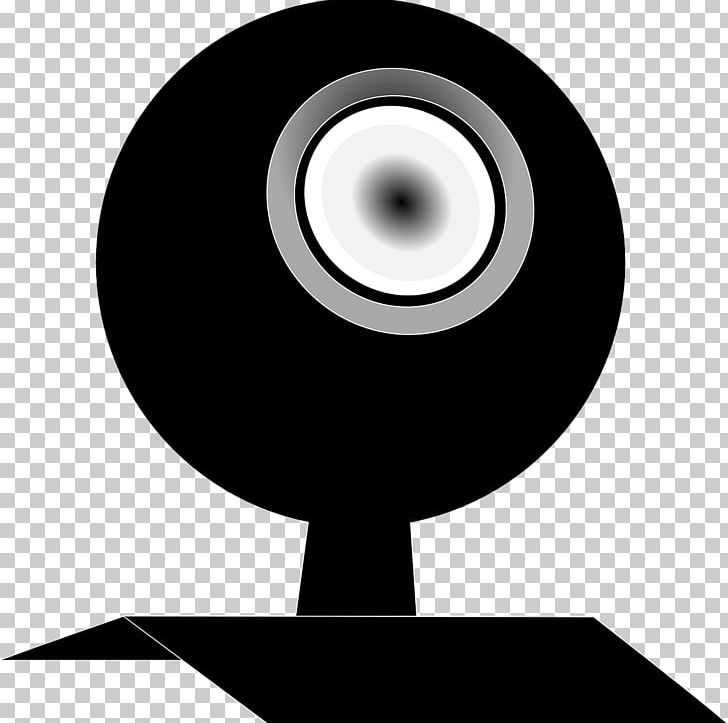 Webcam Camera PNG, Clipart, Audio Equipment, Black And White, Camera, Circle, Computer Free PNG Download