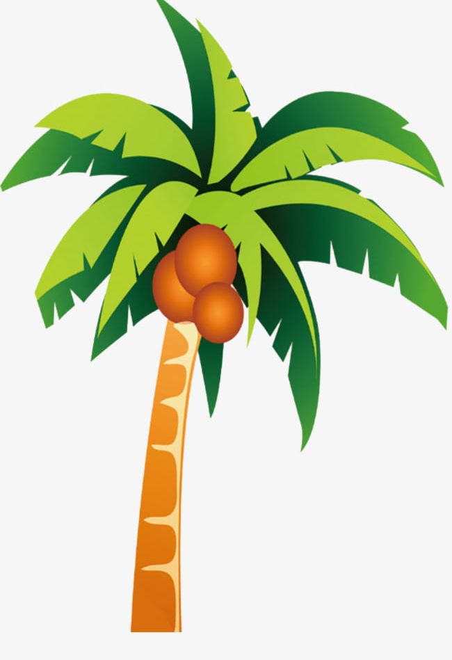 Cartoon Coconut Trees PNG Clipart Architecture Bar Cartoon Clipart