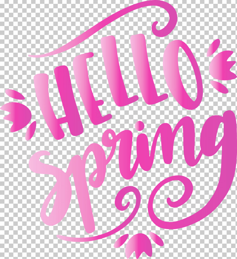 Hello Spring Spring PNG, Clipart, Hello Spring, Logo, Magenta, Pink, Spring Free PNG Download