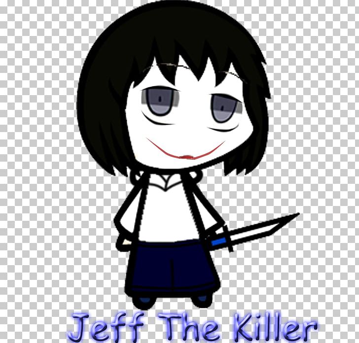 Slenderman Jeff The Killer Creepypasta Fan Art PNG, Clipart, Anime, Black, Black Hair, Cartoon, Character Free PNG Download