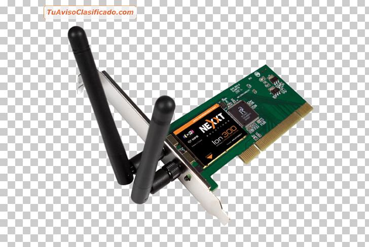 Network Cards & Adapters Conventional PCI Wireless Network Interface Controller Computer Network PNG, Clipart, Adapter, Computer, Computer Network, Electronic Device, Ieee 80211n2009 Free PNG Download