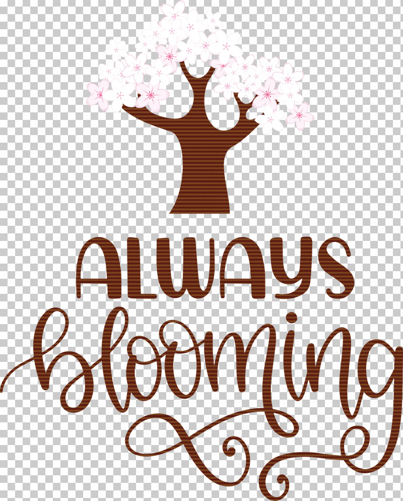Always Blooming Spring Blooming PNG, Clipart, Blooming, Geometry, Line, Logo, M Free PNG Download