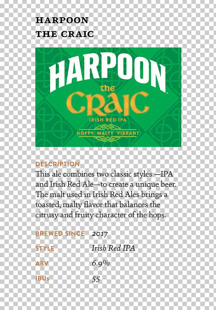 Harpoon Brewery Brand Craic Logo Font PNG, Clipart, Area, Bottle, Brand, Fluid Ounce, Harpoon Free PNG Download