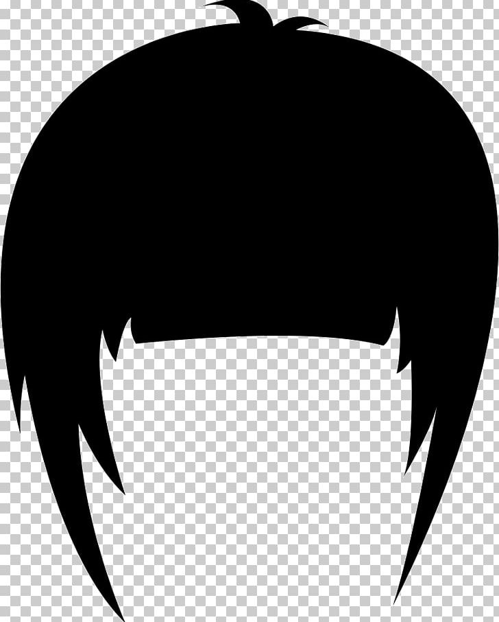 Wig Computer Icons PNG, Clipart, Bangs, Beak, Black, Black And White, Clothing Accessories Free PNG Download