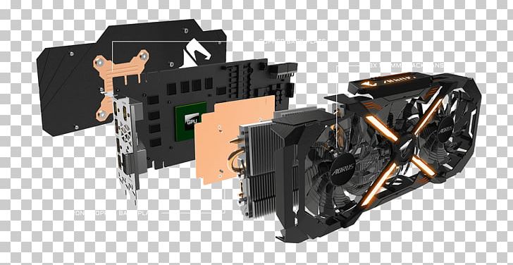 Graphics Cards & Video Adapters Gigabyte Technology AORUS NVIDIA GeForce GTX 1080 PNG, Clipart, Aorus, Computer , Digital Visual Interface, Electronic Component, Electronics Accessory Free PNG Download